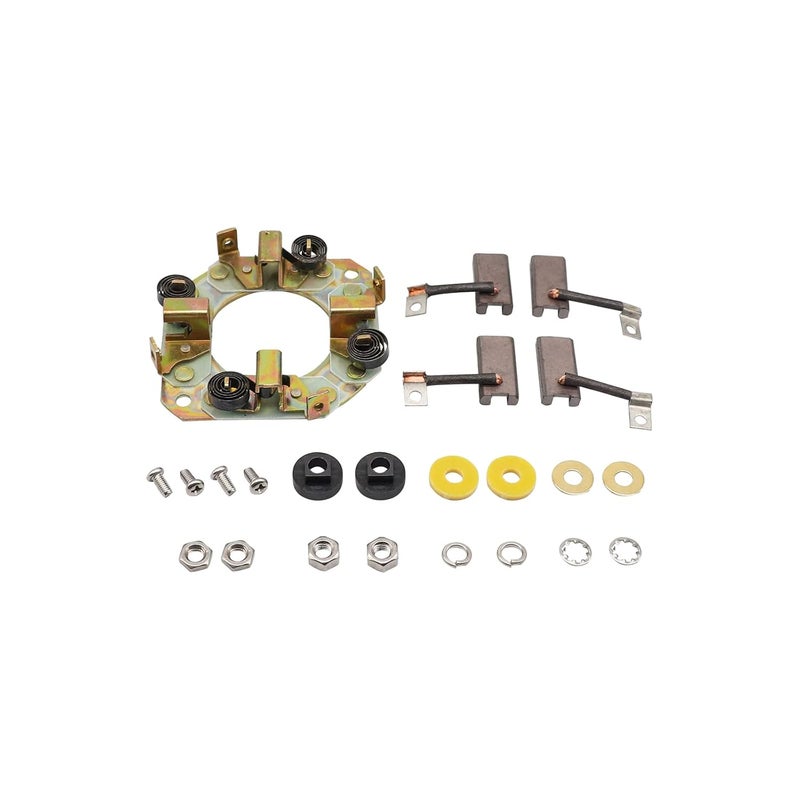 Drive-up Golf Cart Motor Brush Holder Plate with Springs for Club Car EZGO Yamaha Models Hitachi Starter Generator Brush Repair Kit - Image 1